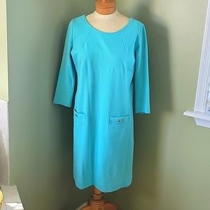 Aqua Lilly Pulitzer sheath dress